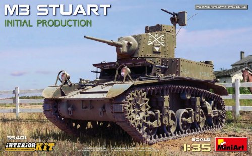 Go to product Miniart 35401 - 1:35 M3 Stuart Initial Production w/ interior