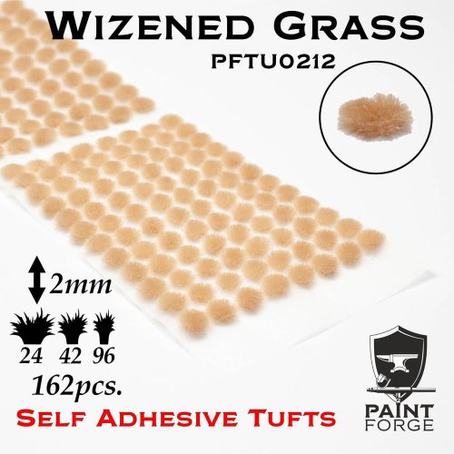 Go to product Paint Forge TU0212 - Grass tufts 2 mm x 162 pcs - Wizened Gras