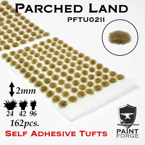 Go to product Paint Forge TU0211 - Grass tufts 2 mm x 162 pcs - Parched Land Grass