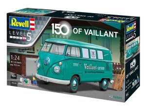 Revell 05648 - 1:24 VW T1 Bus 150 Years of Vaillant  model set