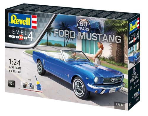 Go to product Revell 05647 - 1:24 Ford Mustang 60th Anniversary model set