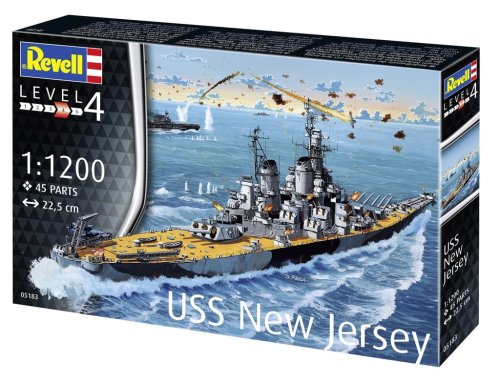Go to product Revell 05183 - 1:1200 USS New Jersey