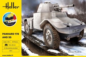 Heller 35325 - 1:35 Panhard 178 AMD 35 model set