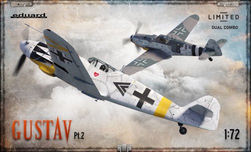 Go to product Eduard 2145 - 1:72 Gustav pt.2 Messerschmitt Bf 109G-6 Late & Bf 109G-14 Limited Edition Dual Combo