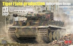 Rye Field Model 5101 - 1:35 Tiger I Late Production Battle of Villers-Bocage Limited Edition
