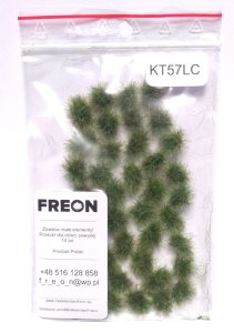 Freon KT57LC - Grass tufts summer dark green 5-7 mm