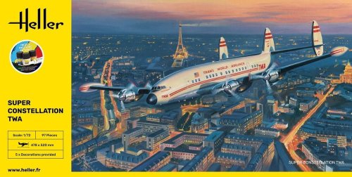 Go to product Heller 58391 - 1:72 Super Constellation TWA model set