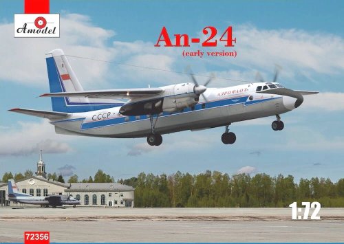 Go to product Amodel 72356 - 1:72 An-24 Early Version