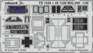 Eduard FE1436 - 1:48 MiG-29K