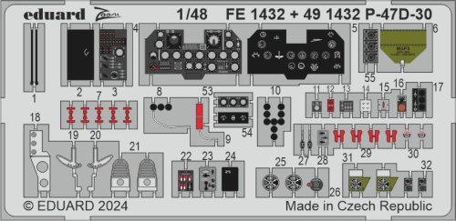 Go to product Eduard FE1432 - 1:48 P-47D-30