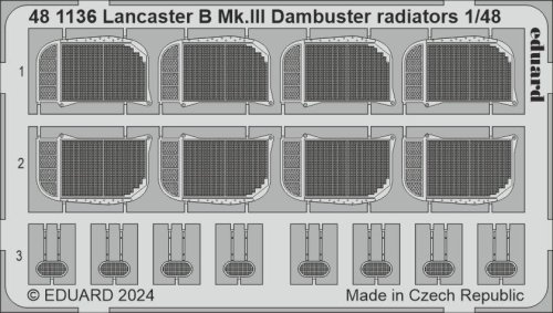 Go to product Eduard 481136 - 1:48 Lancaster B Mk.III Dambuster radiators