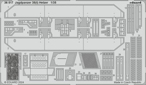 Go to product Eduard 36517 - 1:35 Jagdpanzer 38(t) Hetzer