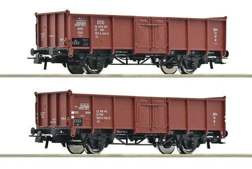 Go to product Roco 6600058 H0 - Set of 2 coal cars type Es PKP ep.IV