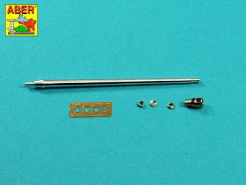 Go to product Aber 48L-43 - 1:48 7,5 cm KwK 42L/70 metal gun barrel for Panther Ausf. A, D, G tank