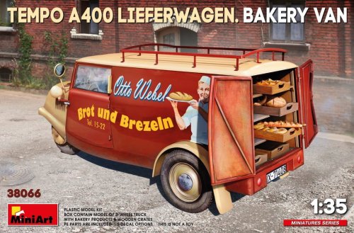 Go to product Miniart 38066 - 1:35 Tempo A400 Lieferwagen Bakery Van