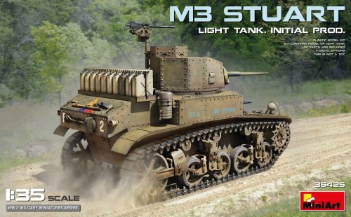Go to product Miniart 35425 - 1:35 M3 Stuart Light Tank Initial Production