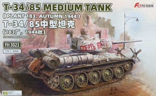 Go to product Flyhawk 3023 - 1:72 T-34/85 Medium Tank Plant.184 Autumn 1944