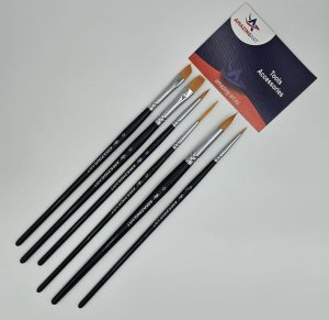 Amazing Art 40276 - Set of 6 paintbrushes - 0, 0, 0, 0, 0, 2/0