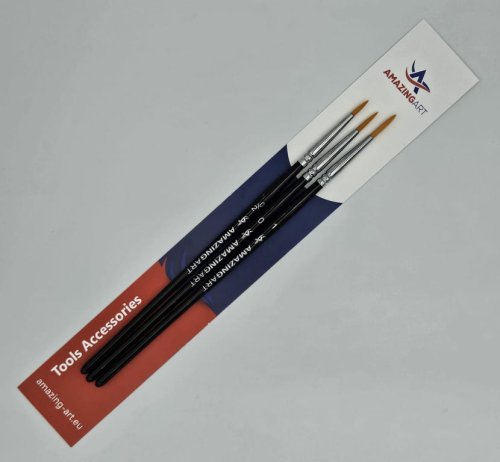Go to product Amazing Art 40306 - Set of 3 paintbrushes - 0, 1, 2/0