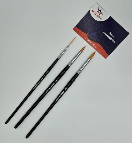 Go to product Amazing Art 40252 - Set of 3 paintbrushes - 0, 0, 2/0