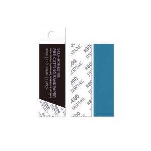 DSPIAE DSP-800 - Set of 10 self adhesive sandpaper sheets, grit: 800