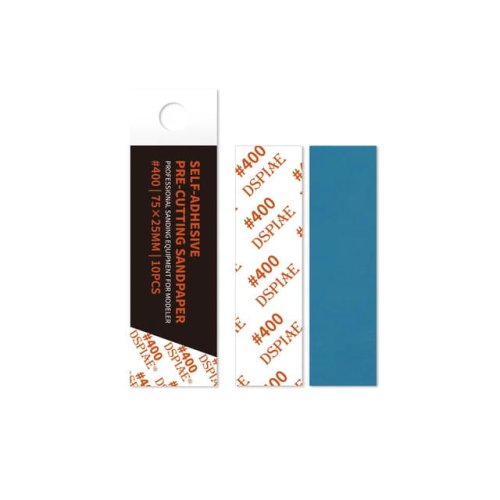 Go to product DSPIAE DSP-400 - Set of 10 self adhesive sandpaper sheets, grit: 400