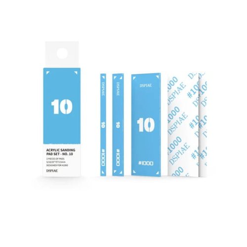 Go to product DSPIAE PT-SP10 - 3x hard acrylic sanding blocks. Includes sandpaper  1000