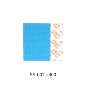 DSPIAE SS-C02-400 - self adhesive sheet of 10mm sanding pads, grit: 400