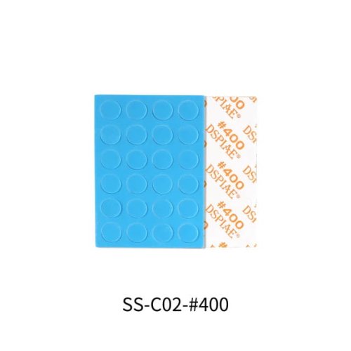 Go to product DSPIAE SS-C02-400 - self adhesive sheet of 10mm sanding pads, grit: 400
