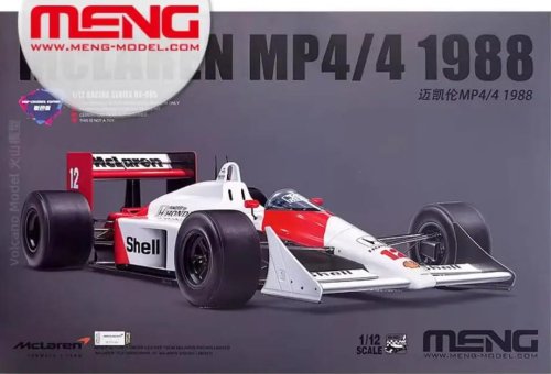 Go to product Meng Model RS005 - 1:12 McLaren MP4/4 1988 Pre-colored Edition