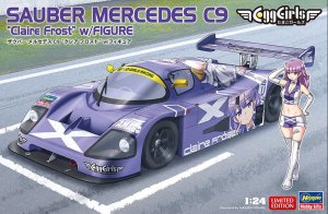 Hasegawa SP582 52742 - 1:24 Sauber Mercedes C9 Claire Frost w/ Figure