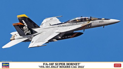 Go to product Hasegawa 02458 - 1:72 F/A-18F Super Hornet VFA-103 Jolly Rogers CAG 2022
