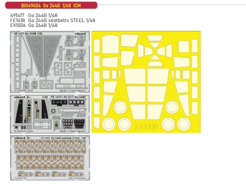 Go to product Eduard BIG49404 - 1:48 Go 244B