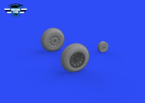 Eduard 648988 - 1:48 P-51B/C wheels cross tread