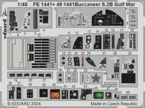 Go to product Eduard FE1441 - 1:48 Buccaneer S.2B Gulf War