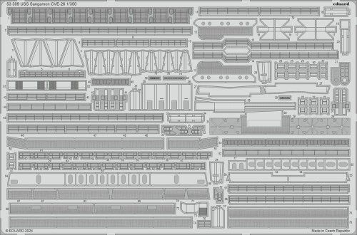 Go to product Eduard 53309 - 1:350 USS Sangamon CVE-26