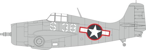 Go to product Eduard EX1032 - 1:48 FM-1 US national insignia w/ red outline