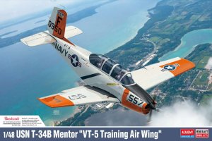 Academy 12361 - 1:48 USN Beechcraft T-34B Mentor VT-5 Training Air Wing