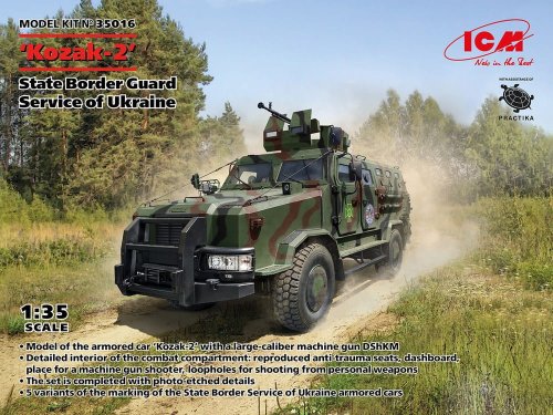 Go to product ICM 35016 - 1:35 Kozak-2 State Border Guard Service of Ukraine