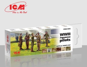 ICM 3056 - WWII Japanese Pilots paint set
