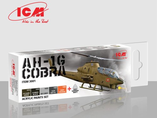 Go to product ICM 3001 - AH-1G Cobra paint set