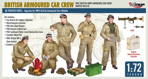 Go to product Mirage 720009 - 1:72 British Armoured Car Crew