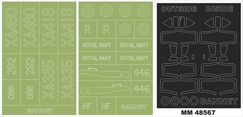 Go to product Montex MM48567 - 1:48 Fairey Gannet AS1/AS4