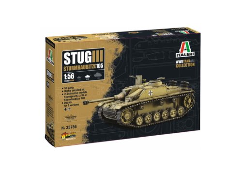 Go to product Italeri 25756 - 1:56 StuG III & Sturmhaubitze 105