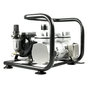 Sparmax AC-500 - Two-cylinder modeling compressor with air tank and two 3m airbrush hoses
