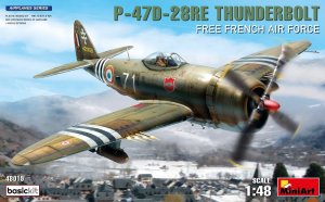 Miniart 48015 - 1:48 P-47D-28RE Thunderbolt Free French Air Force