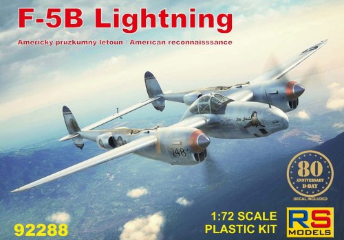 Go to product Rs Models 92288 - 1:72 F-5B Lightning