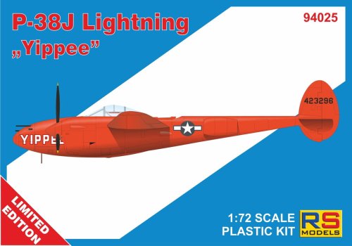 Go to product RS Models 94025 - 1:72 P-38J Lightning Yippee