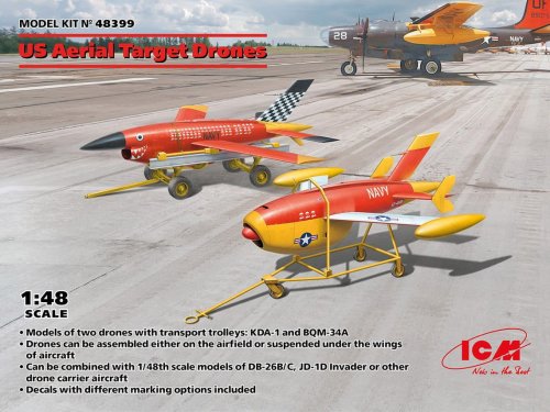 Go to product ICM 48399 - 1:48 US Aerial Target Drons