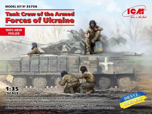 Go to product ICM 35756 - 1:35 Tank Crew of The Armed Forces of Ukraine